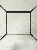 Square Glass and Brass Coffee Table II
