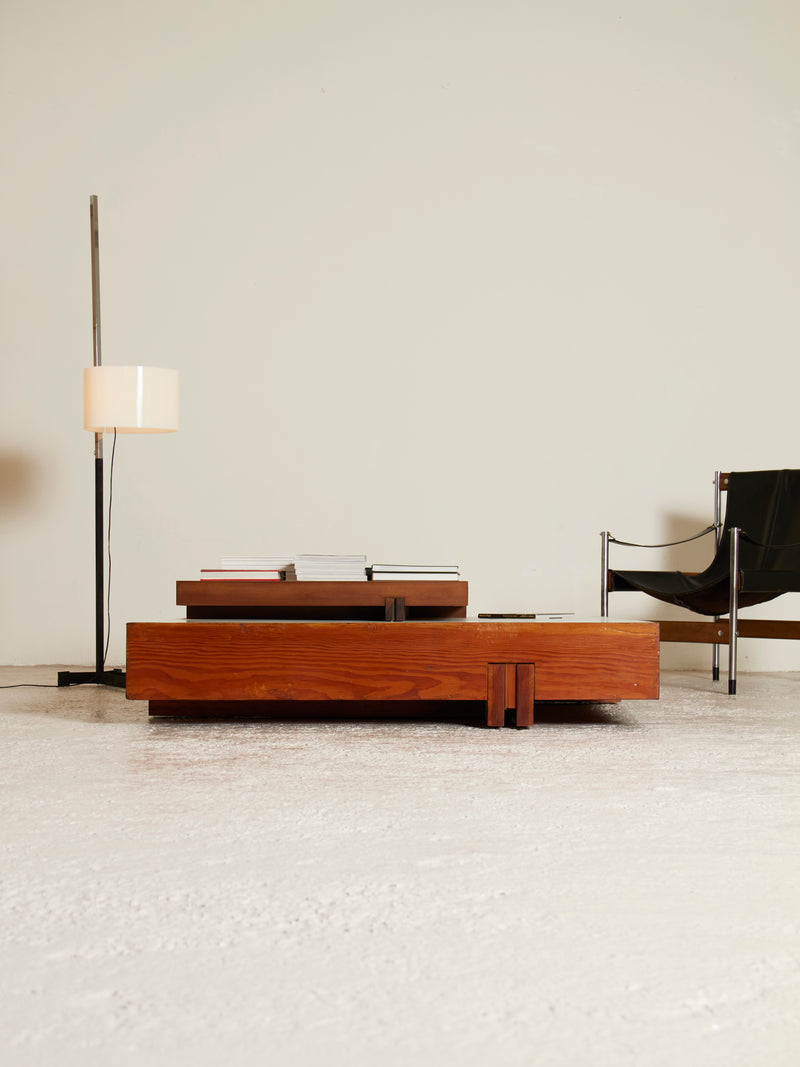 Pine and Formica Coffee Table