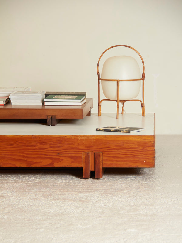 Pine and Formica Coffee Table