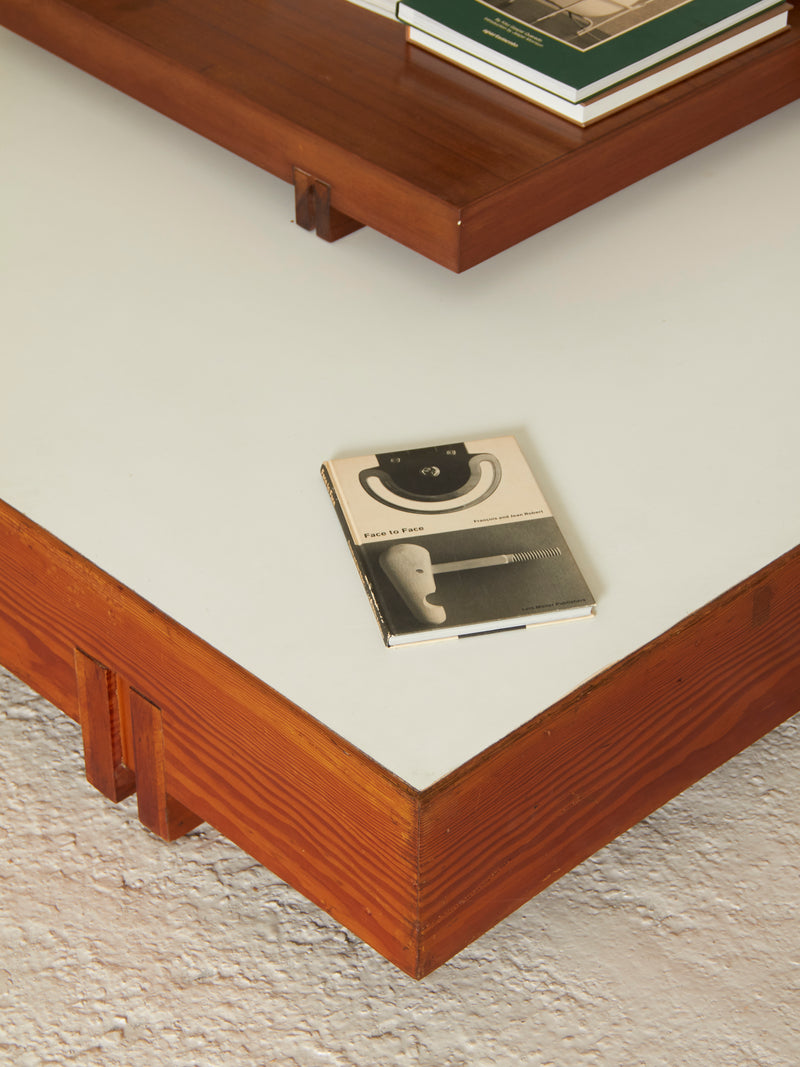 Pine and Formica Coffee Table