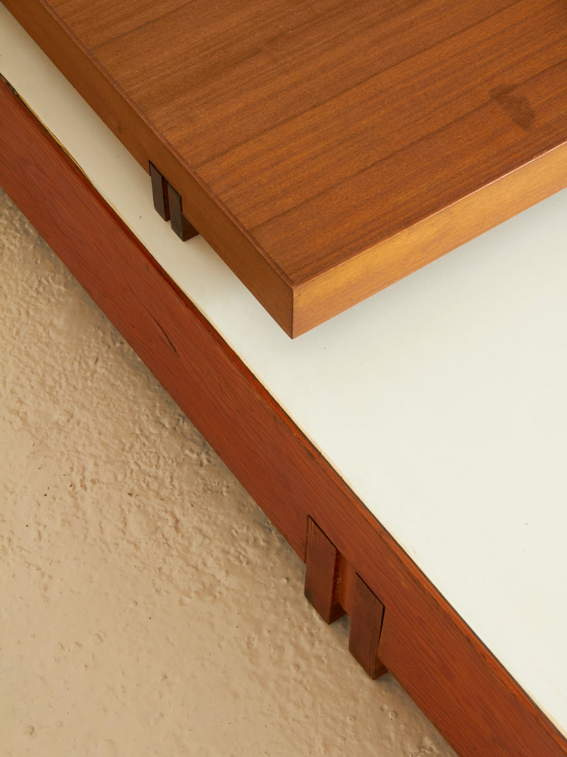 Pine and Formica Coffee Table