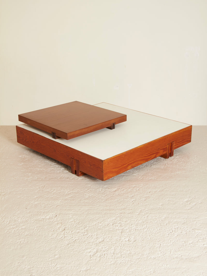 Pine and Formica Coffee Table