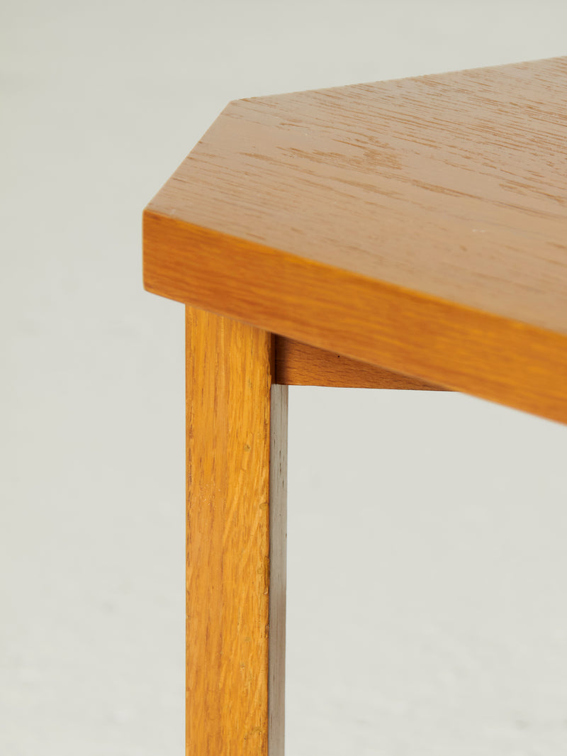 Octagonal Oak Coffee Table