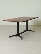 Iron and Wood Dining Table