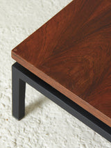 Mesa de centro de madera y hierro