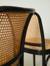 Pareja de sillas estilo Thonet mod. 811 negras