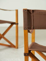 Pareja de sillas plegables racionalistas