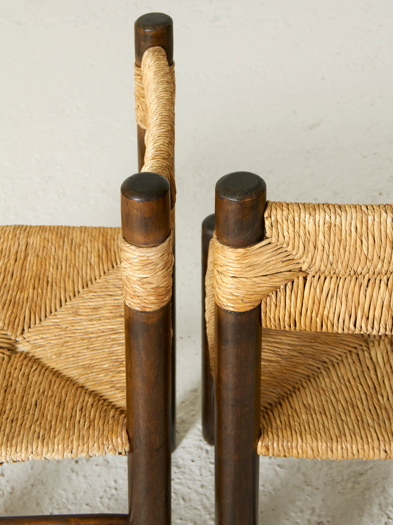 Cadira popular de fusta fosca i boga