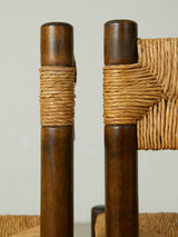 Cadira popular de fusta fosca i boga