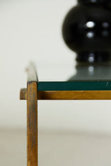 Brass and Glass Side Table