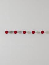 Black and Red Iron Coat Rack
