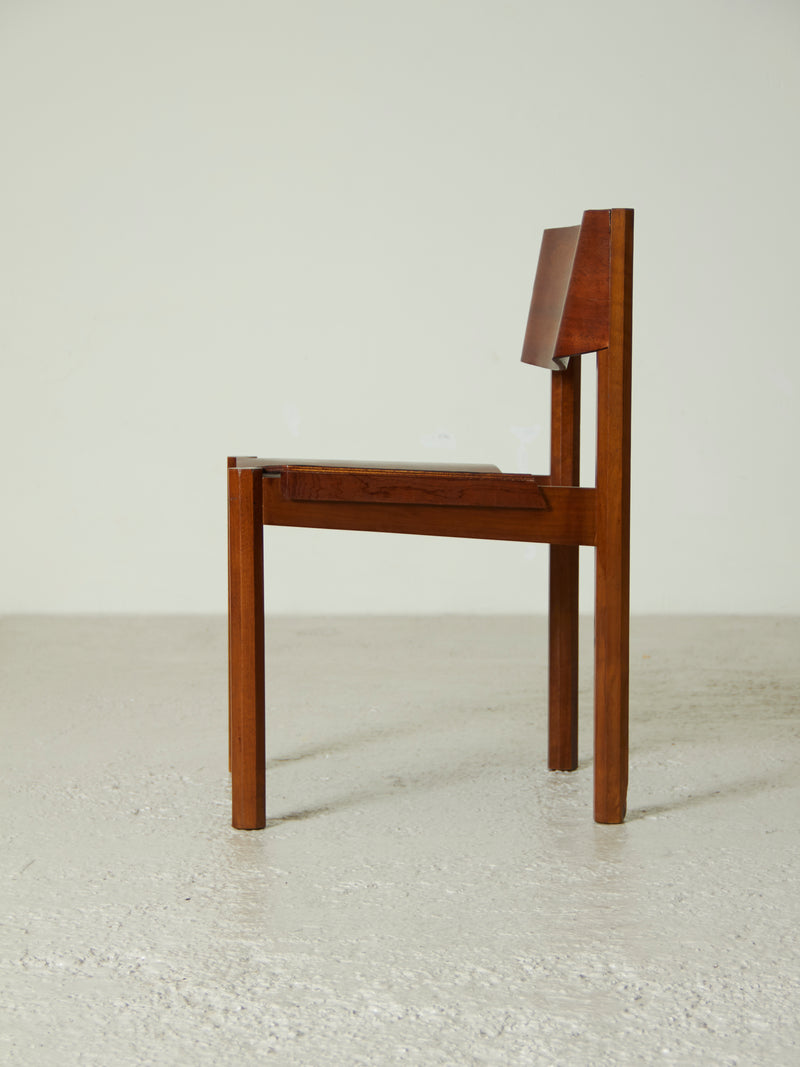 Silla de iroko