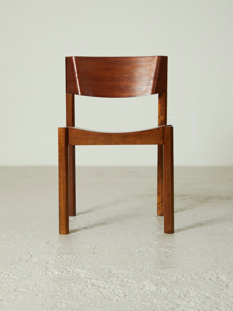 Silla de iroko