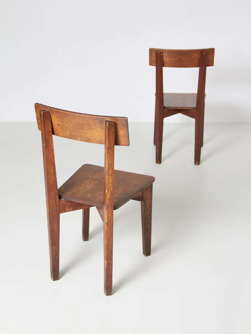 Pair of Ash Chairs