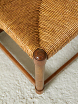 Beech Wood and Rush Stool