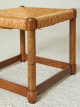 Beech Wood and Rush Stool