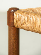 Beech Wood and Rush Stool