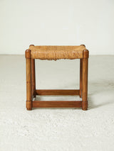 Beech Wood and Rush Stool