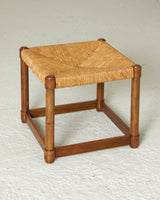 Beech Wood and Rush Stool