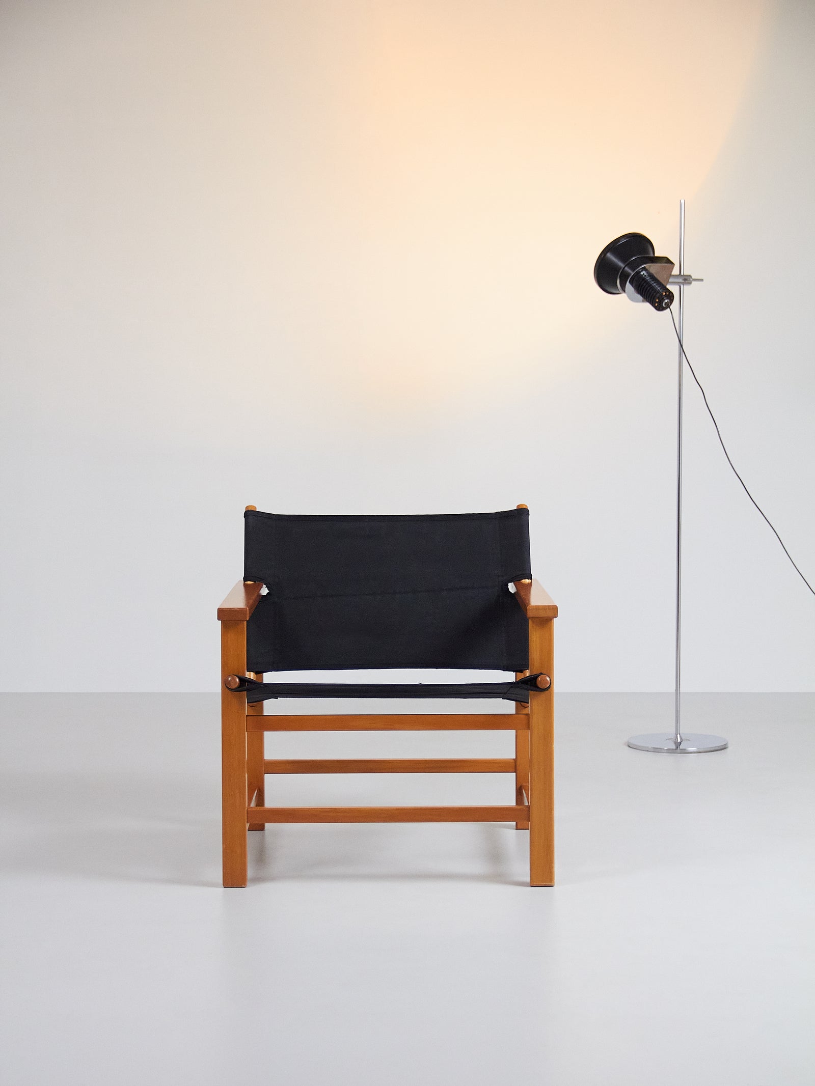 Beech and Canvas Armchair – Fenix Originals