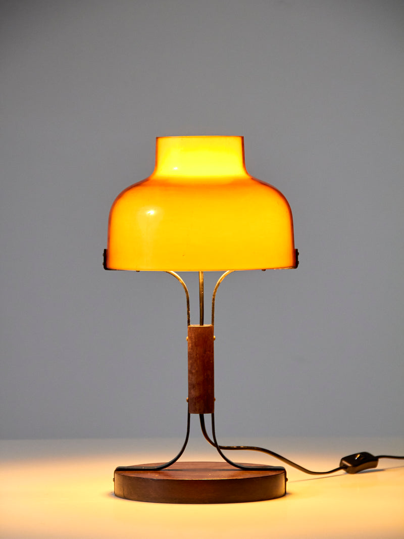 Max Bill Amber Table Lamp