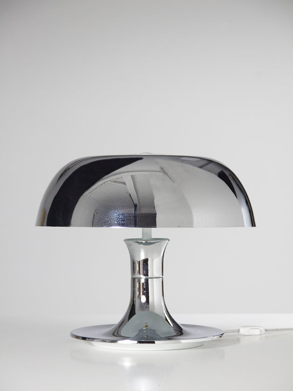 Chrome Mushroom Table Lamp