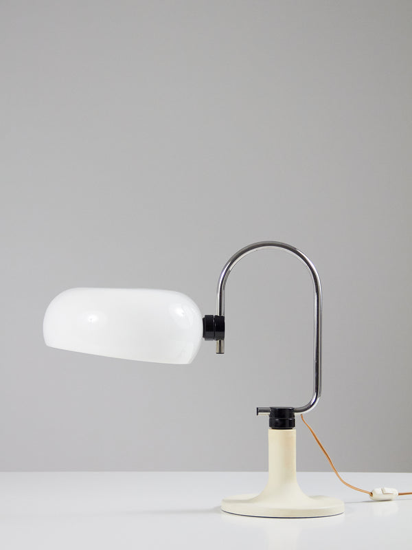 Iron and Plastic Table Lamp