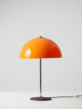 Lámpara de sobremesa Semiesférica naranja