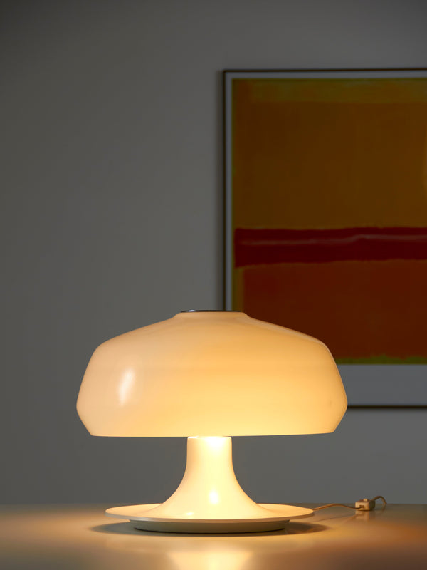 White Mushroom Table Lamp