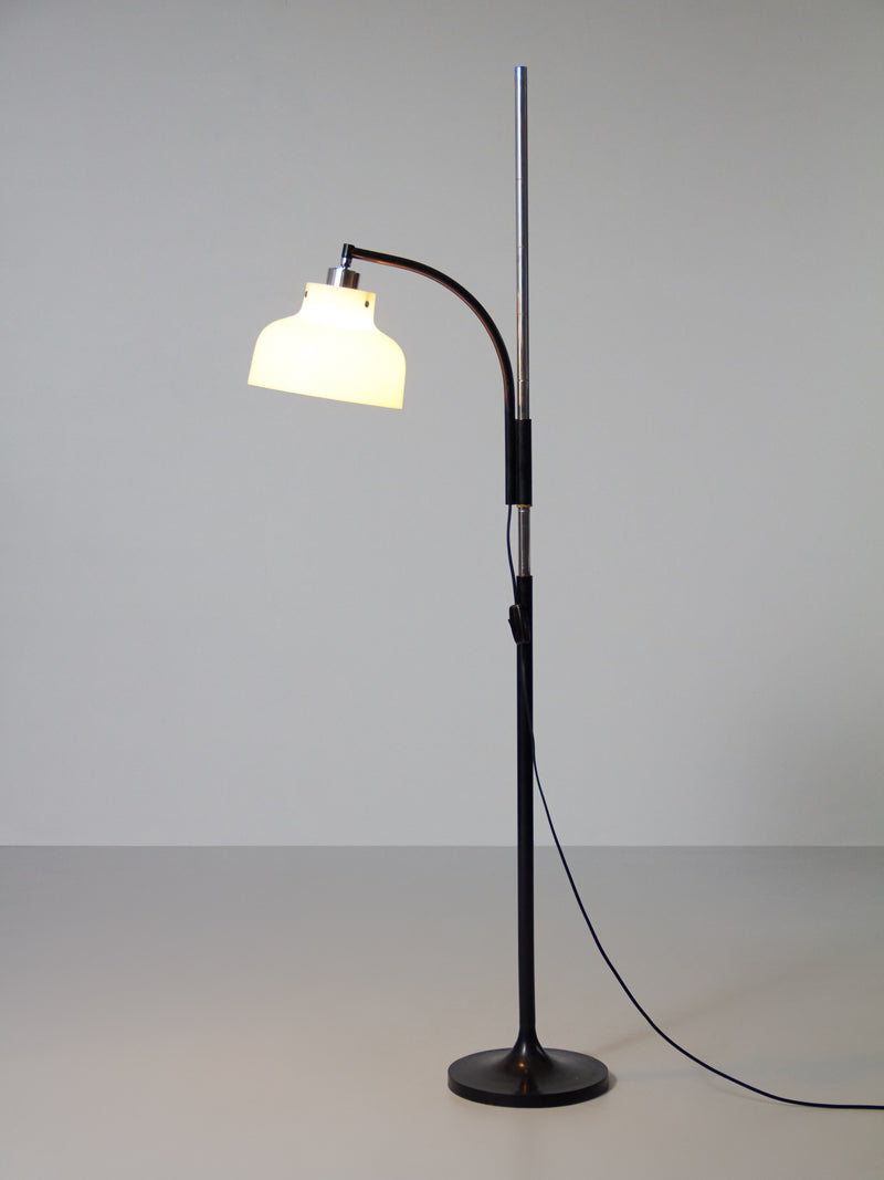 Max Bill White/Black Floor Lamp