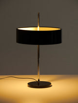 Black and Chrome Table Lamp