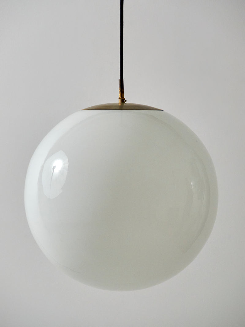 Lámpara de suspensión globo de vidrio