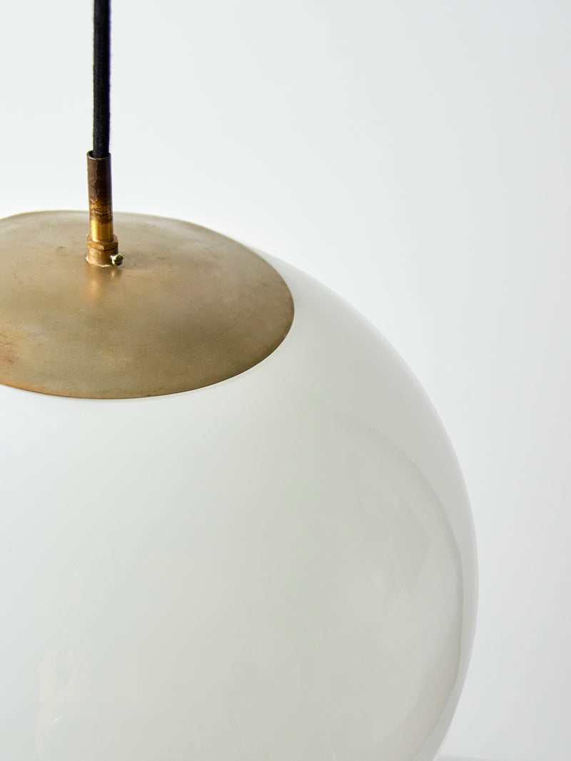 Lámpara de suspensión globo de vidrio