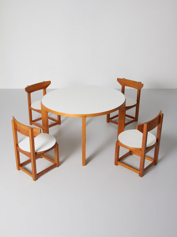 Pine and Formica Set