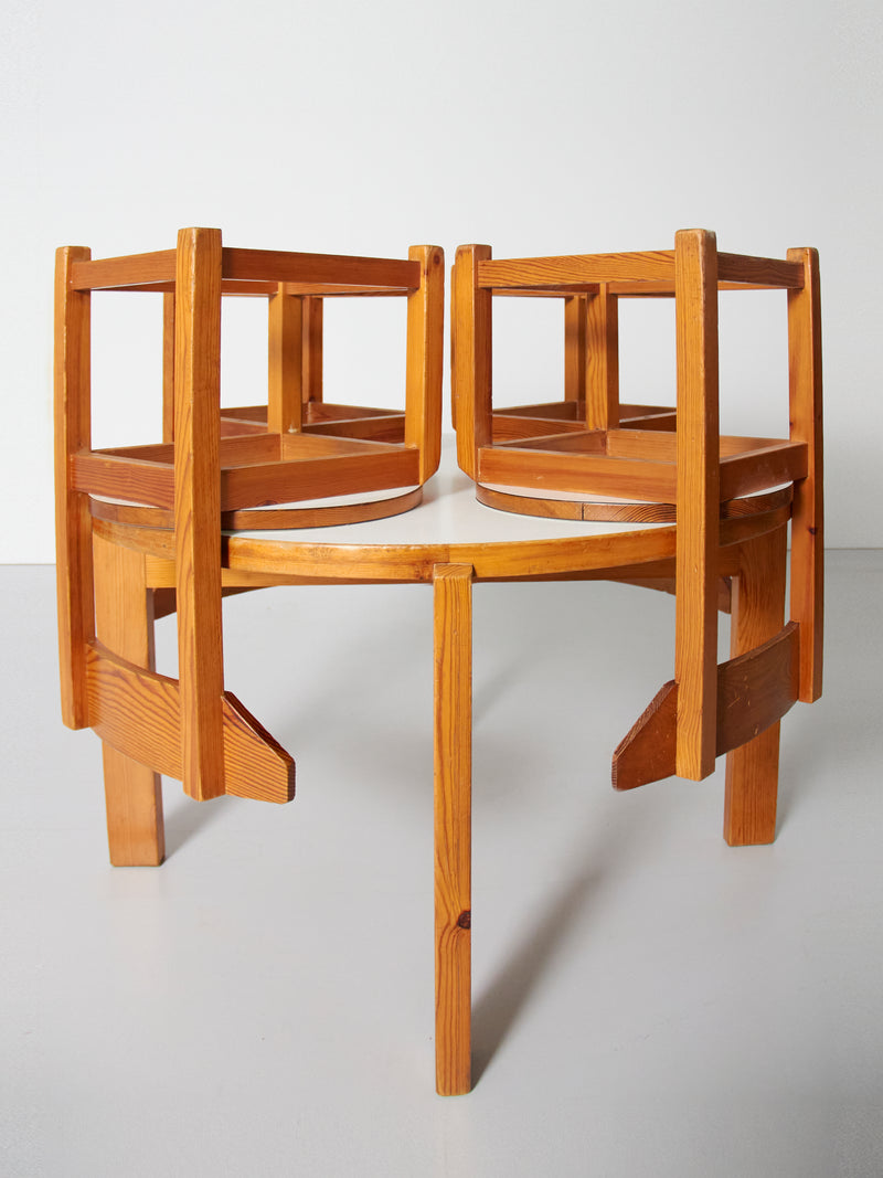 Pine and Formica Set