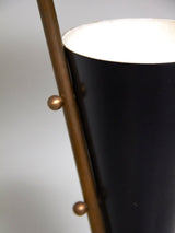 Lámpara de sobremesa francesa con detalles en latón