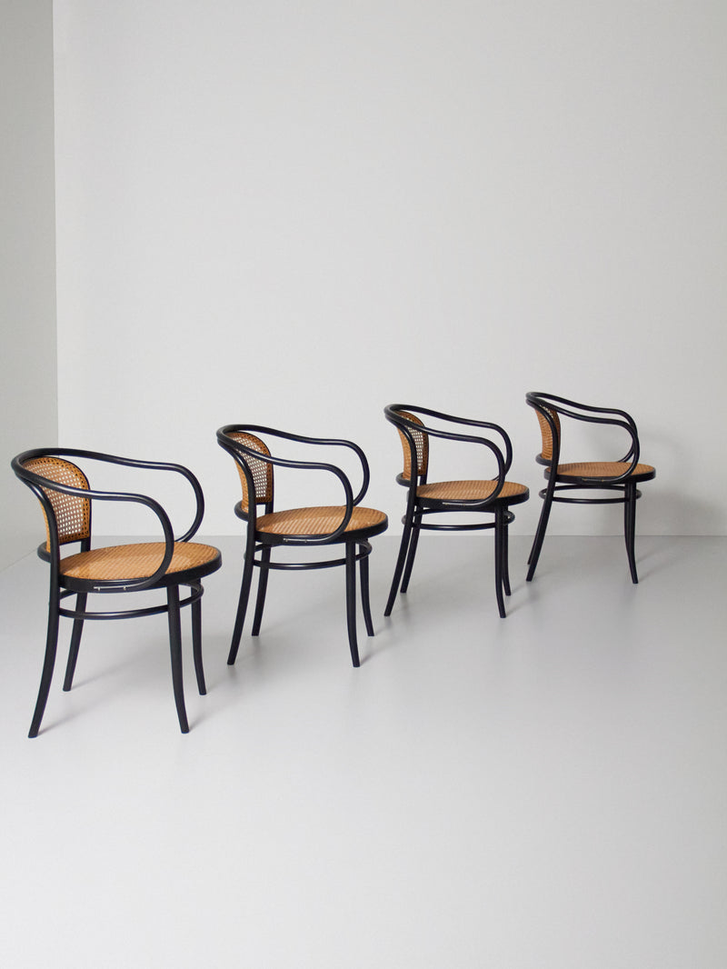 Set of four Thonet style Chairs mod. 209