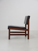 Rosewood and Skay Armchairs