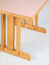 Beech and Formica Table